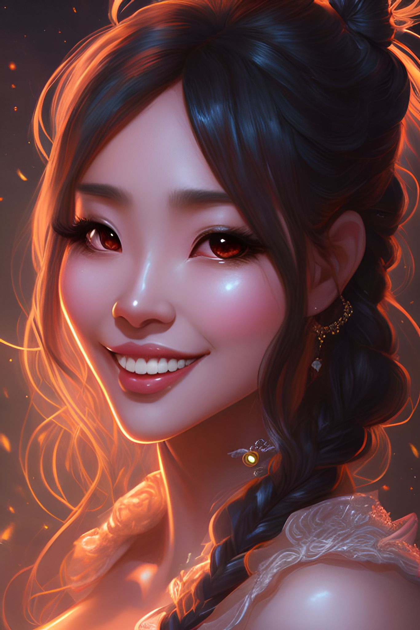 In the peaceful embrace of evening's atmosphere lighting a beautiful woman with an expression breathlessly cute and satisfied gazes lovingly into the camera radiating sweetness and joy with her beaming smile, Fanfoxy, Art by OptionalTypo, Art by nixri, Art by chenbo, Art by didi esmeralda, Art by didi lune, Art by raikoart, WANDZARDEEN art, art by lyna-zf, art by leirix, Art by Sayanestia, Art by Nixeu, Art by cutesexyrobutts, Art by wlop, Art by Aleriia_V, Art by Minko, Art by kajinman, Art by BlushySpicy, Art by kidmo, Art by cian yo, Art by Citemer Liu, Art by wonbin lee, Art by Ley Bowen, Art by kittew, Art by Prywinko, Art by Zeronis, Art by Zumidraws, Art by NeoArtCorE, Art by Stanley Artgerm Lau, Art by Sciamano240, Art by PersonalAmi, Art by Frank Cho, Raichiyo33, songjikyo, Carlos Gomez Art, Frank Cho Art, Art by Genzoman, Art by J Scott Campbell, Art by Stjepan Sejic, Art by Kenneth Rocafort, Art by jim lee, wonbin lee art , Art by lerapi, Sciamano240 Art, Kidmo art, Cian yo art, Olena Minko Artstation, Reiq! art, Kajinman art, Terry Dodson Art, Rachel Dodson Art, Meister Staze art, Valentina feshina art, Kairunoburogu art, Dimedrolly Art, Gretlusky Art, Jim Balent Art, Greg Capullo Art, BlushyPixy Art, hayabusa_隼 Artstation, Dishwasher1910 Art, Ratatatat74 art, houtengeki pixiv, art by houtengeki, houtengeki art, InHyuk Lee Art, Tarakanovich art, Kim hyung-tae art, Yoshi55level, MaaNu4893, Hitowa22, hongcasso, hongsuk0 art, Art by Derrick Chew, Art by Alex Ross, Evulart, Art by jonathan tsuaii hamilton