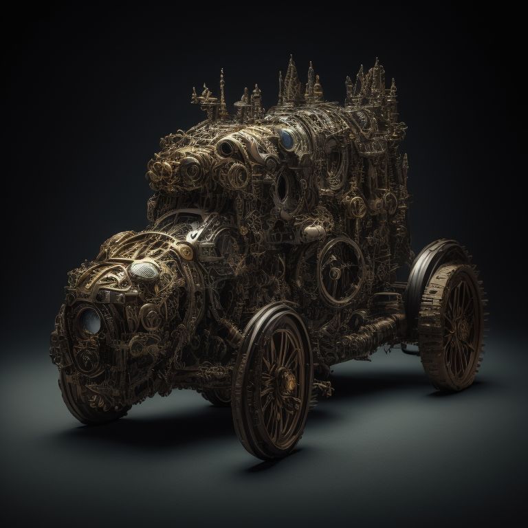 coarse-gnu527: biomechanical steampunk cyborg vehicle reminiscent of ...