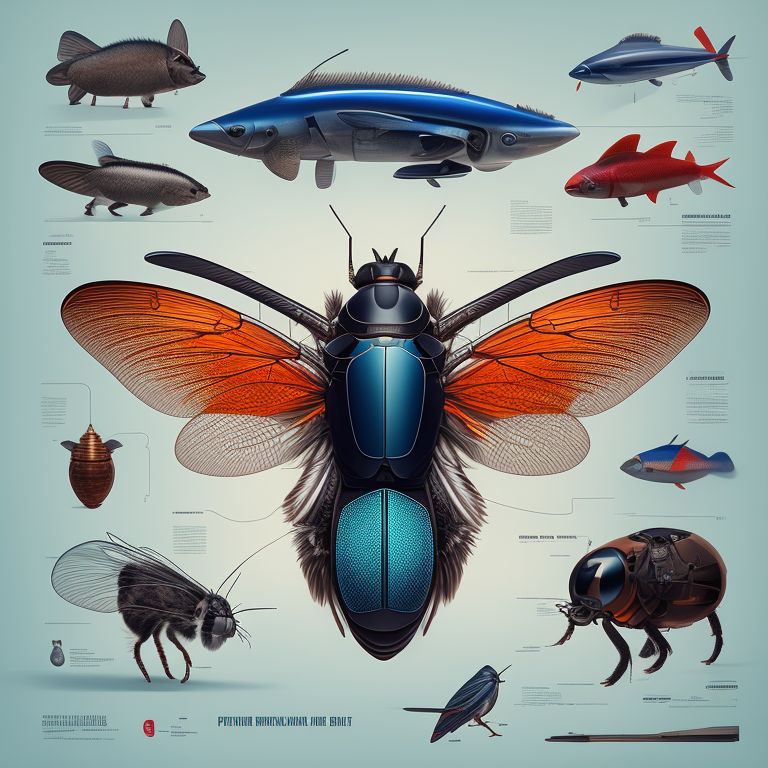 addison: a poster with a fly diagram and many different parts
