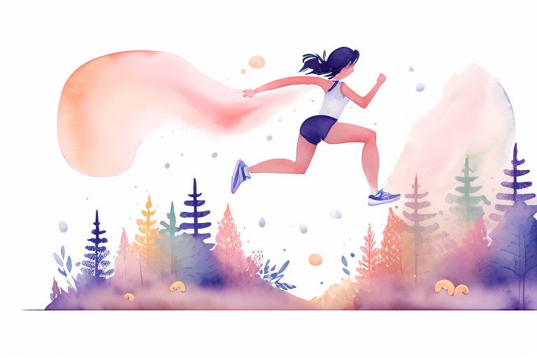 drafty-shrew643: An athlete girl running and jumping obstacles in a ...