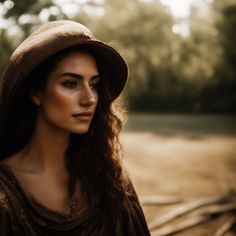 medieval woman holding a wooden chest, candid photo journalism, sharp bokeh uhd, gritty realistic, warm dappled lighting, in focus low depth of field, 16mm film quality with grain, pantone analog style, Rim lighting, perfect color tones, (imperfect skin quality), skin blemishes, freckles and skin pores, sharp fine details, Extremely detailed, slight sweat on skin