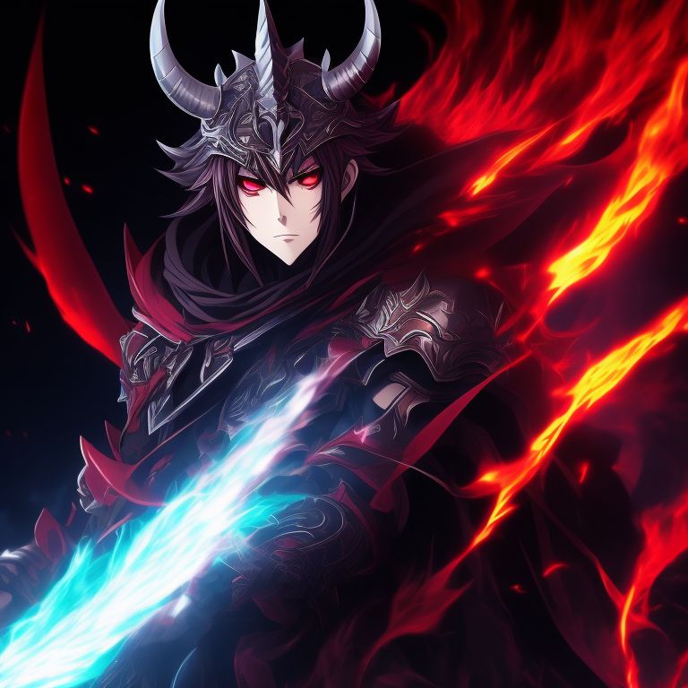 golden-loris865: demon king anime human man