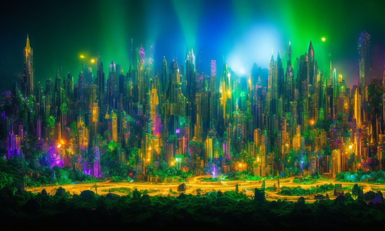 Wizard Of Oz Emerald City - 5D Diamond Painting