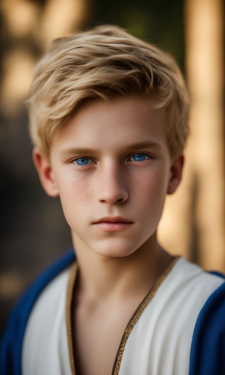 grand-goose615: realistic photo of a 12 years old hansome blond boy in ...