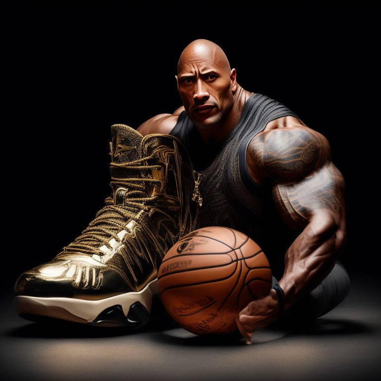 The rock basketball shoes sale