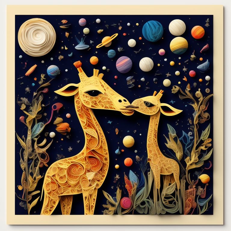 fat-raccoon454: Mother giraffe kissing baby giraffe on its head