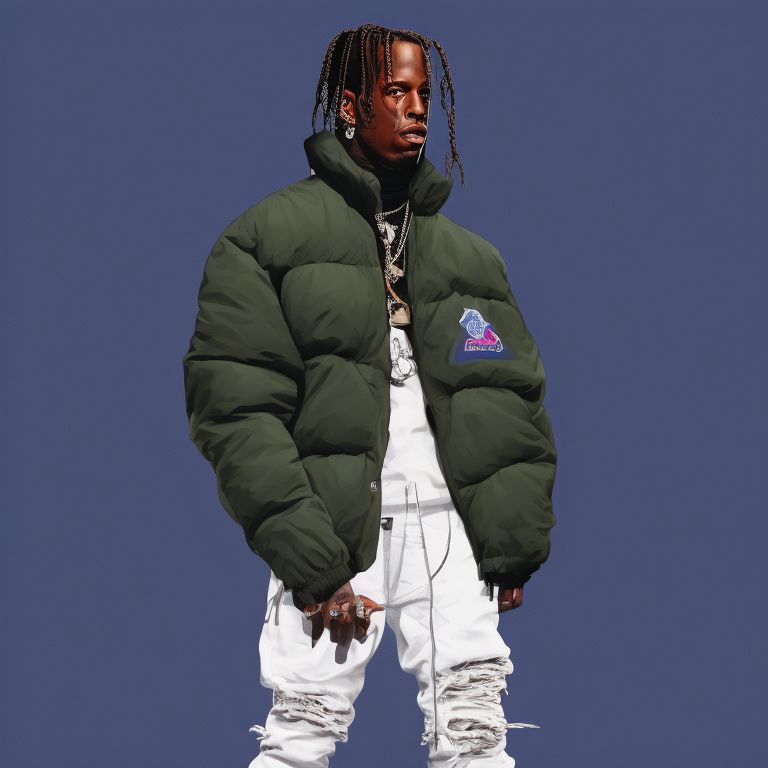 Travis scott 2025 puffer jacket