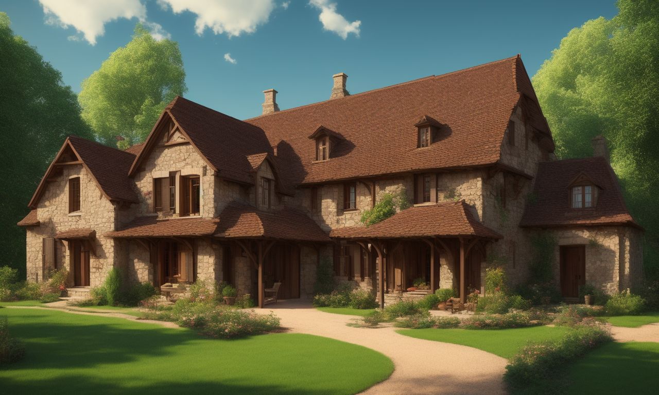anime style house