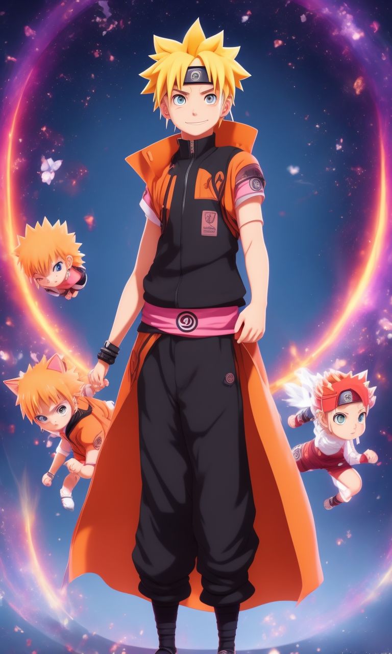 naruto meets his mother and father clipart