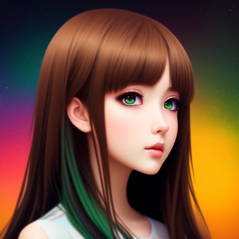 Animated profile picture for girl