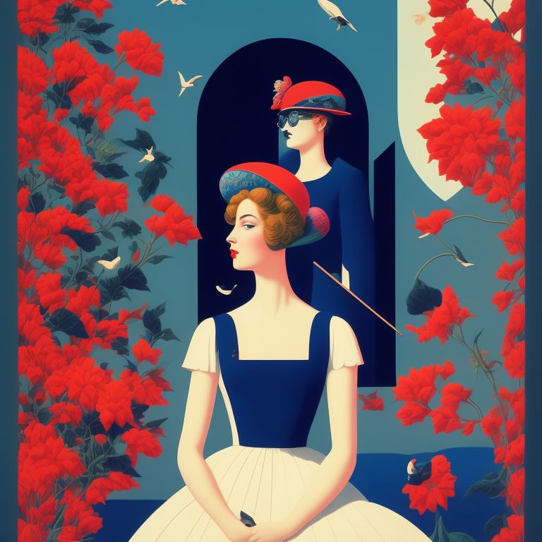 insecure-frog43-a-radiant-woman-adorned-with-vintage-accessories-from