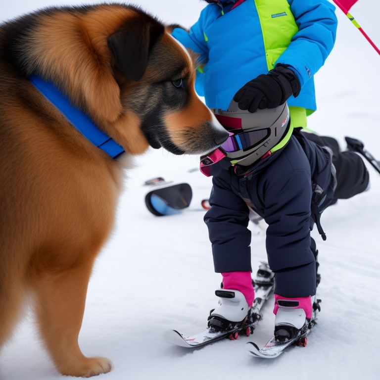 only-gnat528: un chien qui porte une combinaison de ski façon