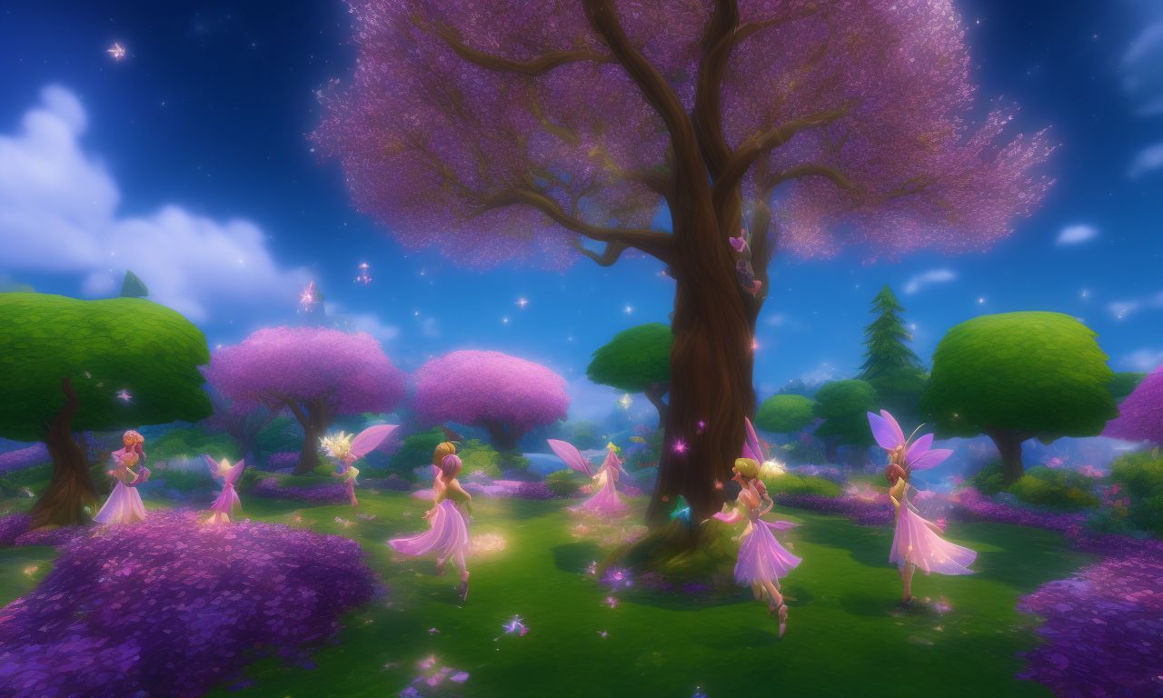 blind-pigeon698: sims 4 fairies, flying around, magical tree, whimsical ...