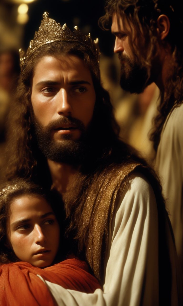 AmigoJC A closeup image of King David of Israel from biblical times