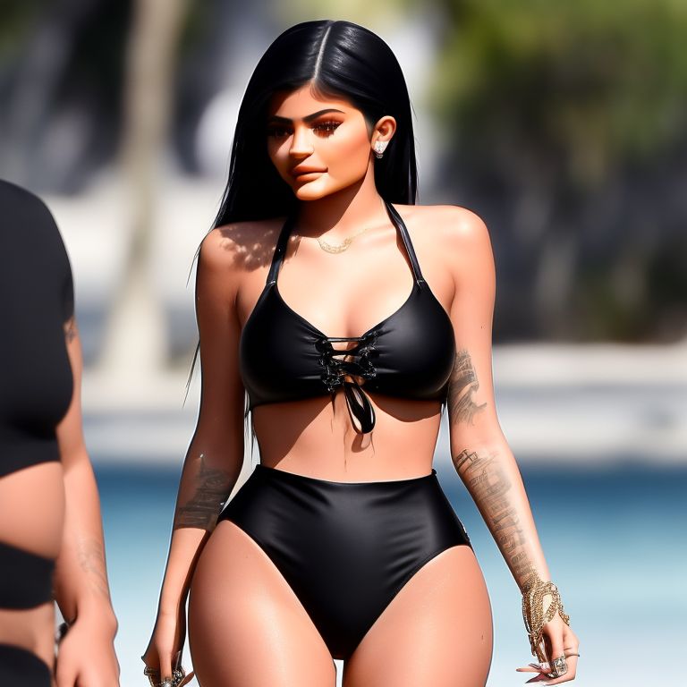 Kylie jenner swimsuit black online