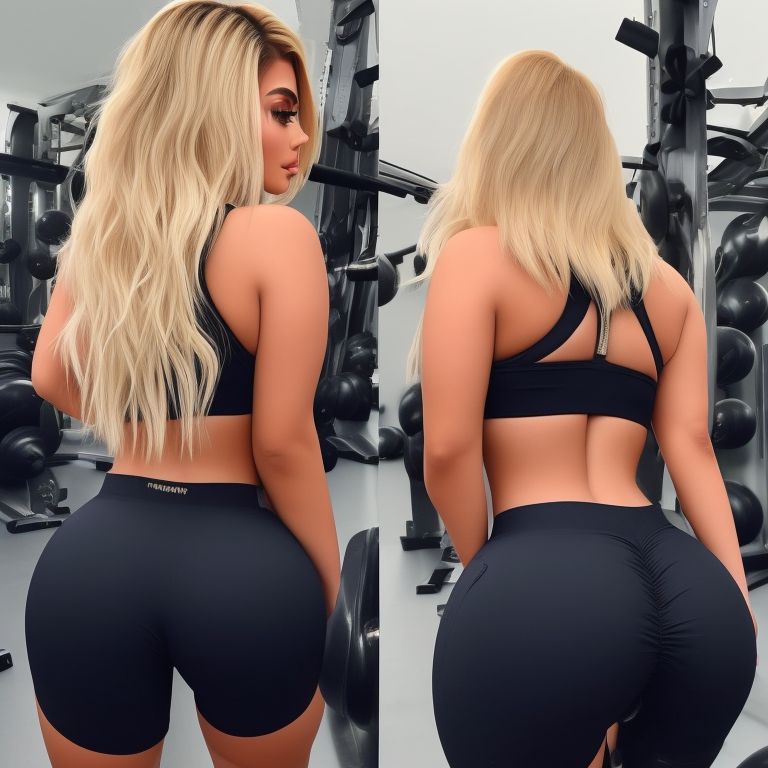 Kylie Jenner works out in grey Alo Yoga booty shorts after her Mexico  vacation