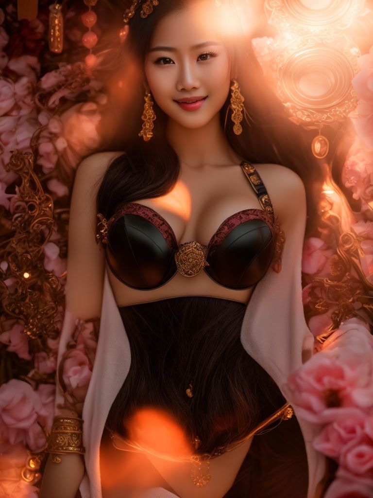 Li Yan Sexy lace bra Push