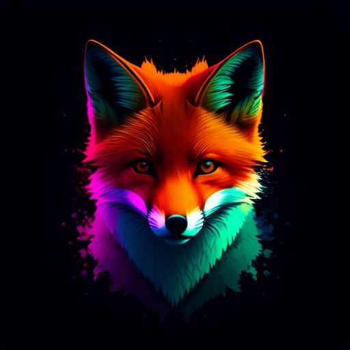 stupid-panda864: Colorful fox