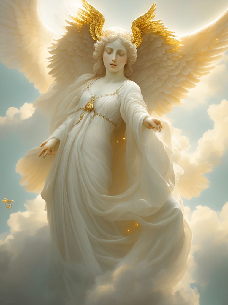 eeic456: Archangel ariel beautiful angel as angelic and Vestal virgin