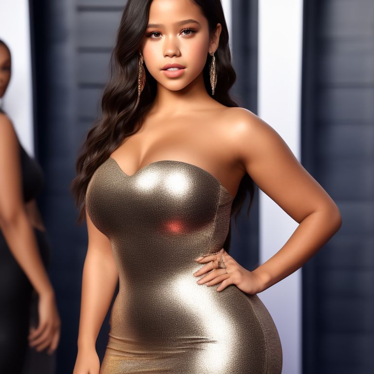 chilly-human249: Jenna ortega big booty skin tight metallic dress