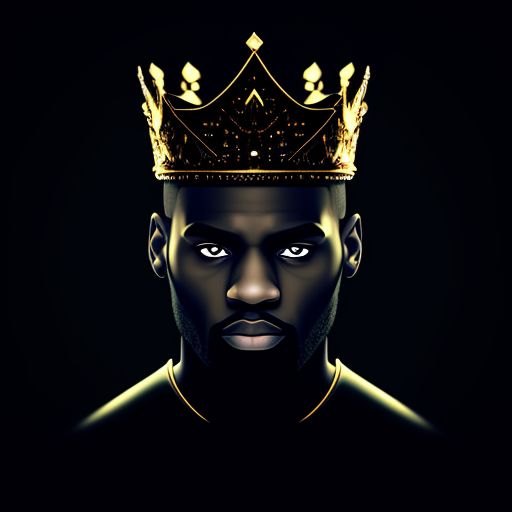 King discount lebron logo