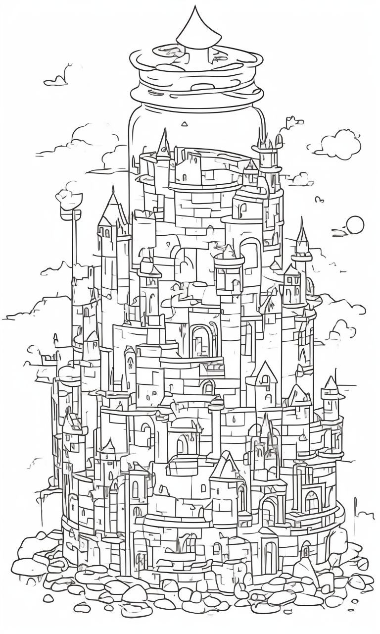 Cities Houses Castles II Coloring Book for Adults Coloring Books Sketches  of the World Coloring Book Houses Coloring Book Landscapes A4 105 P. 