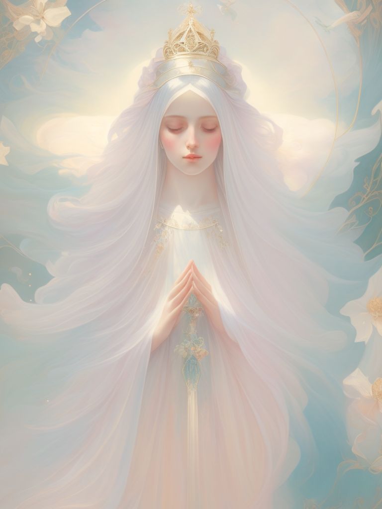 eeic456: Beautiful virgin mary queen of heaven