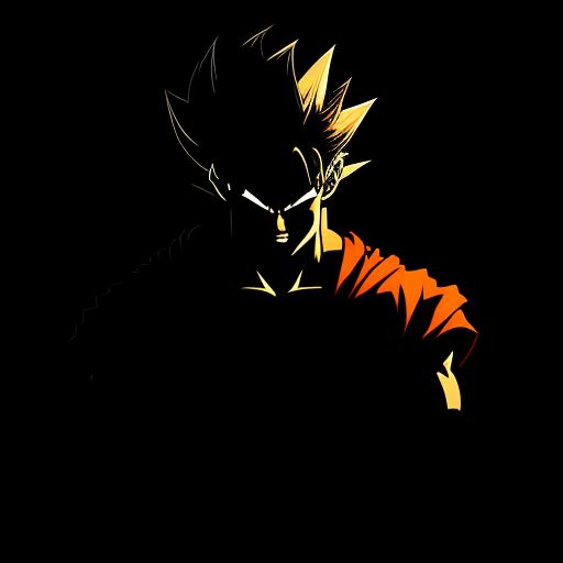 Open Moose Dragon Ball Z Goku Silhouette