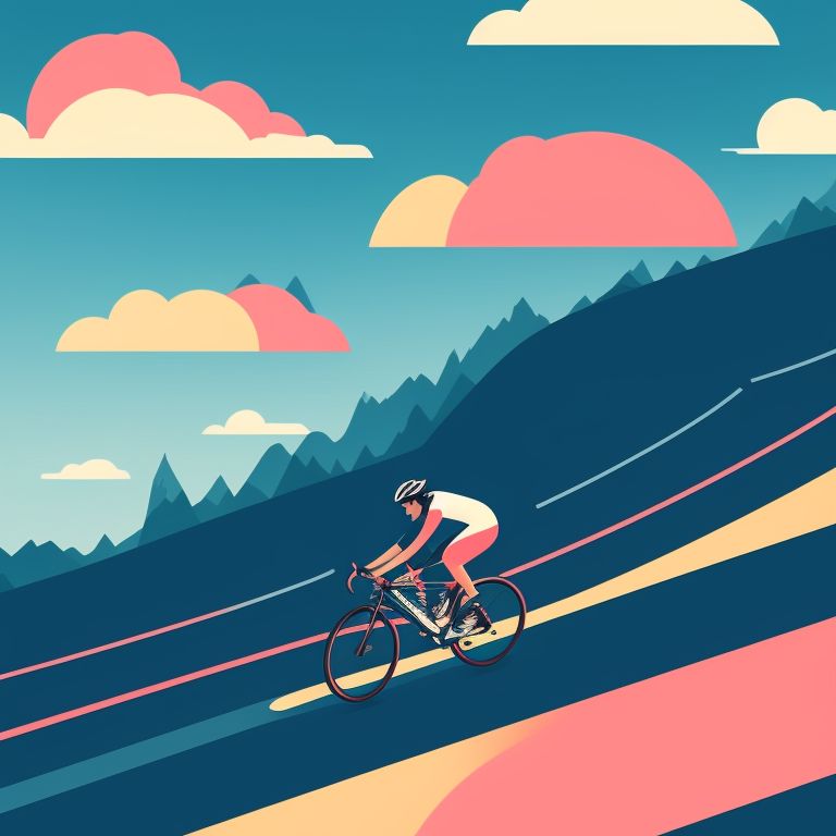 ruddy-crab451: Bicycle in Motion: Design an image that conveys a sense ...