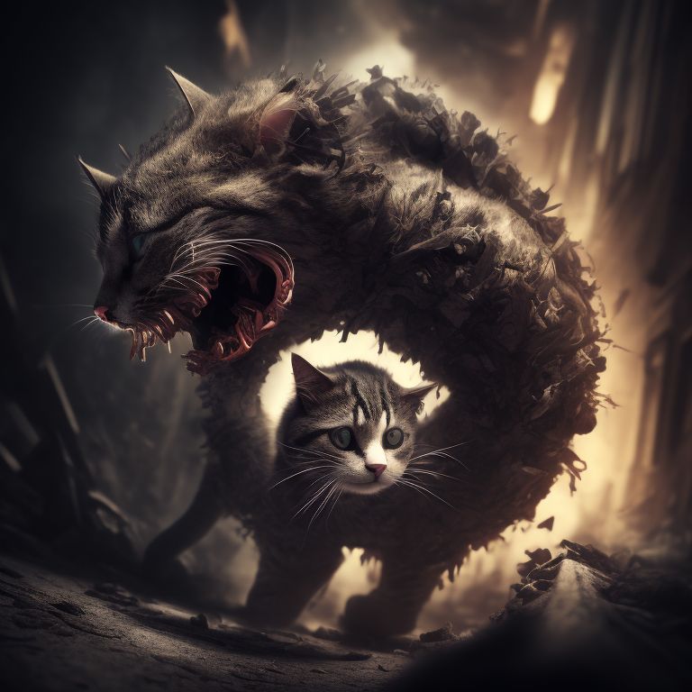 Peter.Wirdemo: A mischievous cat was stalking me through the corridors