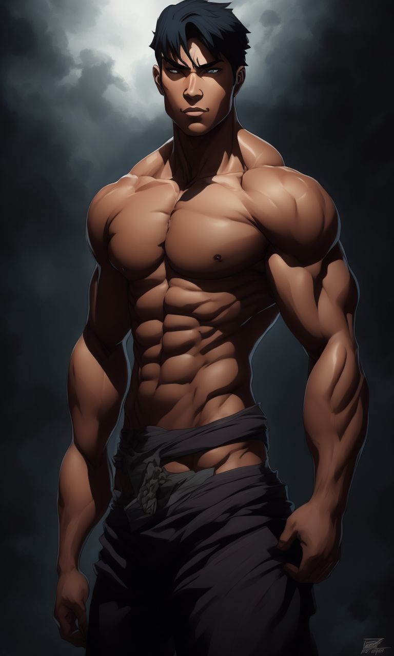 Bleak Frog994 Kai In The Legend Of Korra Shirtless With Abs And Massive Erection And Crotch 2167