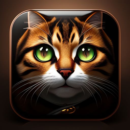 capital-ibex737: brown and white cat, green eyes, hunting, warrior cats logo