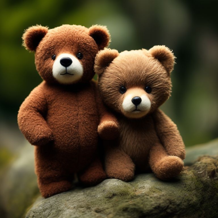 same-goose624: there was a brave little stuffed bear named Teddy. He ...