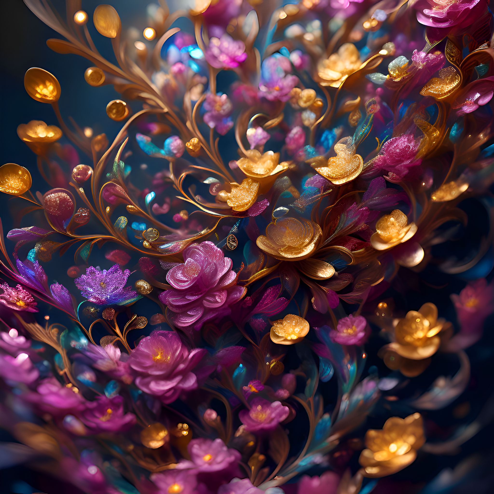 ArtGlitterBlog: Art Glitter Flowers