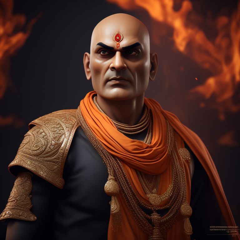 pleased-ant150: (angry acharya chanakya wearing hindu brahmin outfit in ...