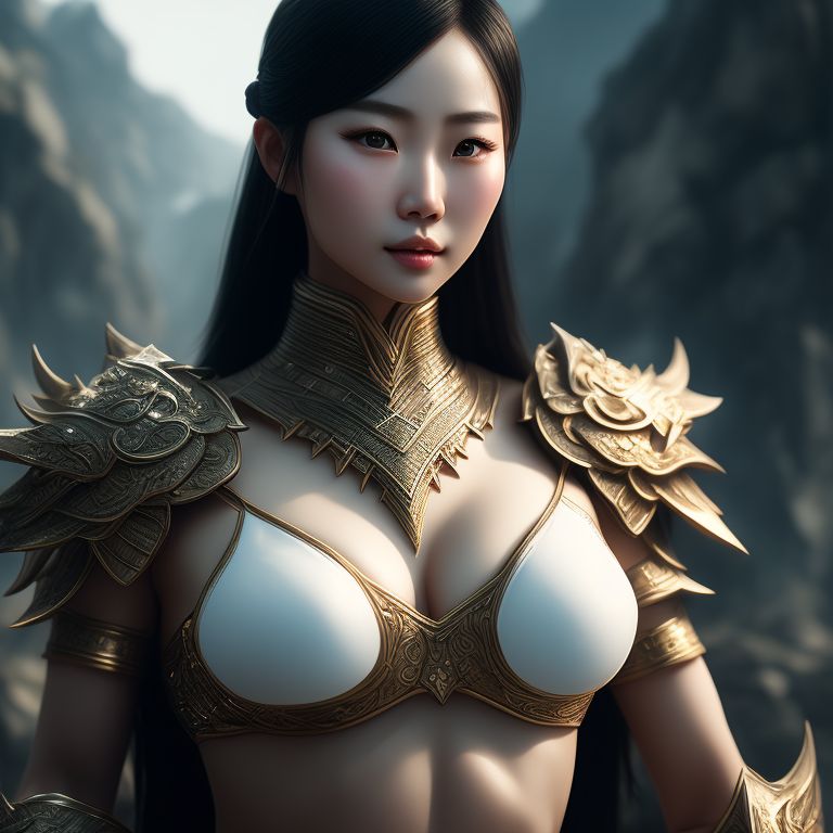 Pungent Kudu448 Hyper Realistic Chinese Girl In A Bikini Armour For Skyrim 