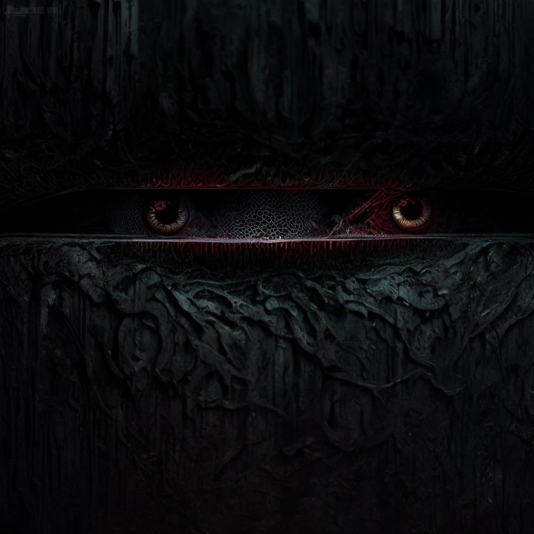 watery-okapi114: evil eyes looking through a gap