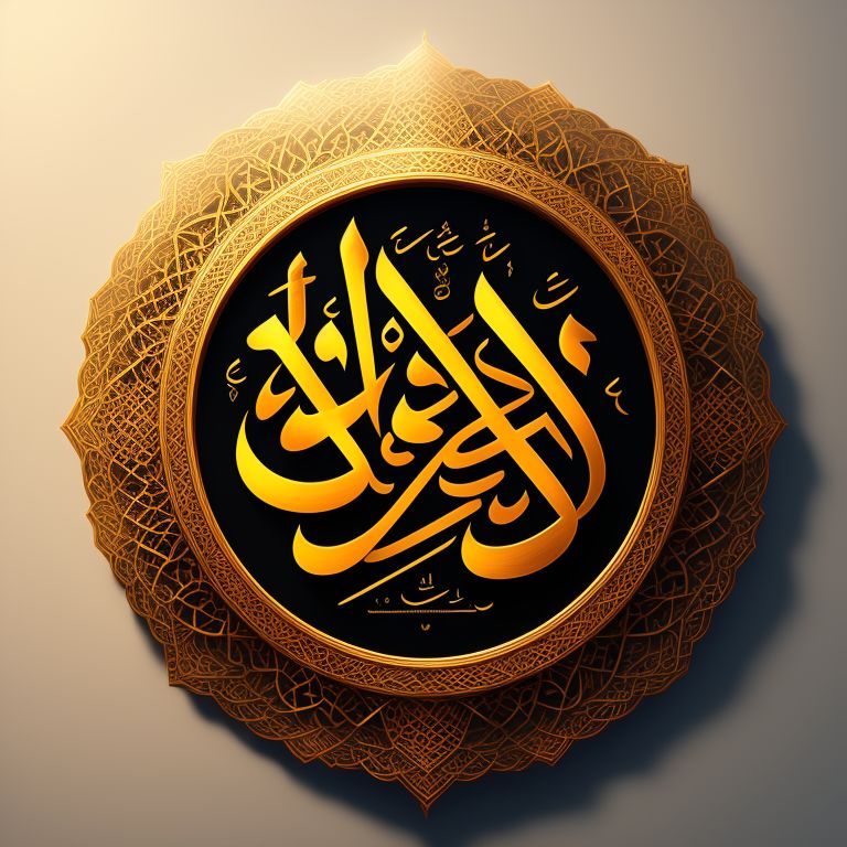 Art-Kingdom: create Islamic calligraphy logo of 