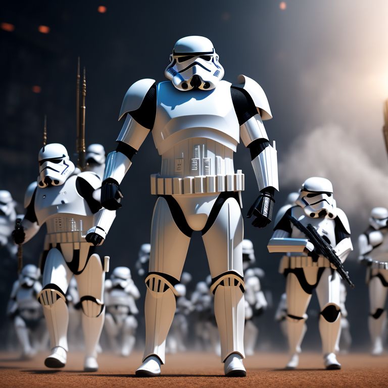 fluid-mule554: The imperial stormtrooper clad in stark white armor ...