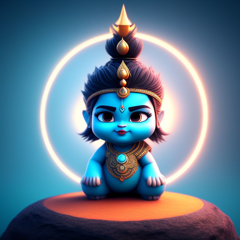 Bad-deer710: Baby Mahadev 3d Style All