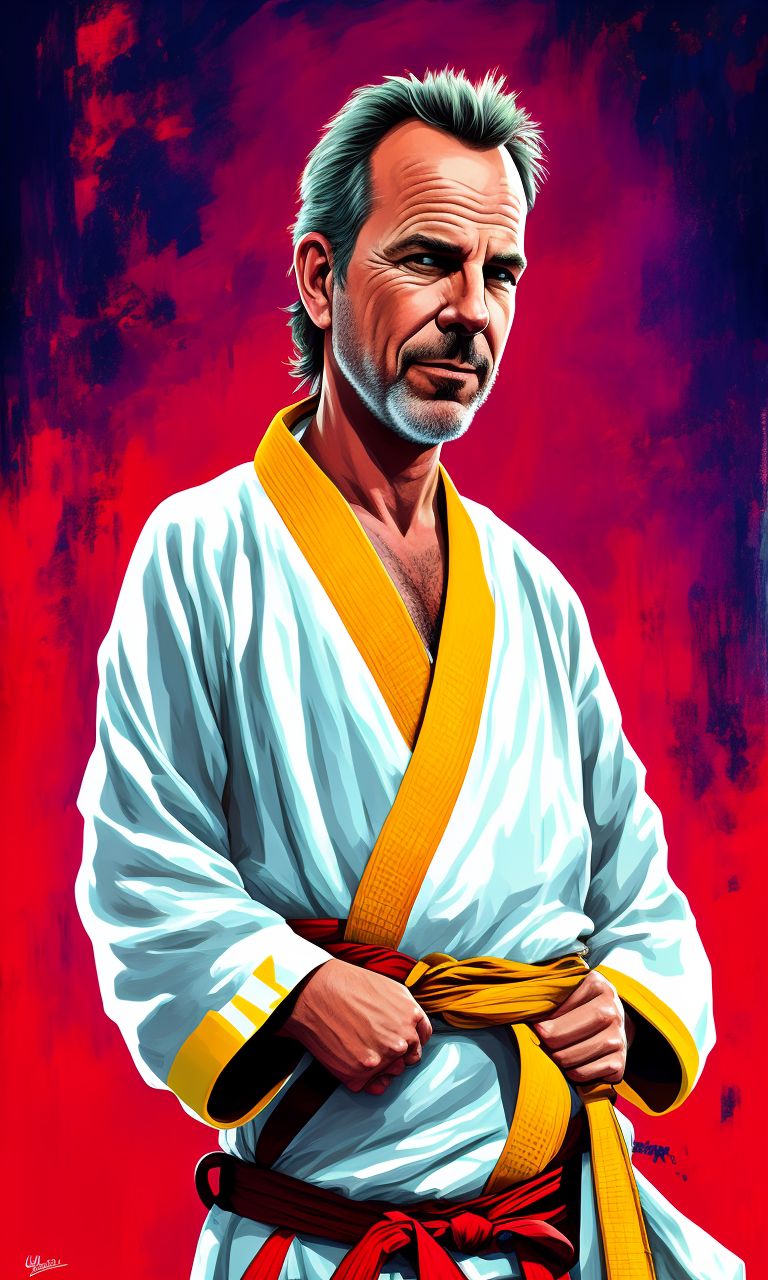 Moral Turtle525 Actor Kevin Costner Wearing A Karate Robe   Clii8fp9b000njz0faeq81pex 1