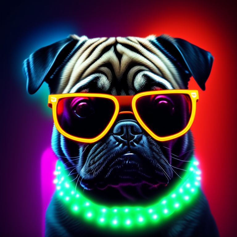 moral-spider940: pug dog punk rock spiked hair