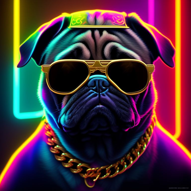 moral-spider940: pug dog punk rock spiked hair