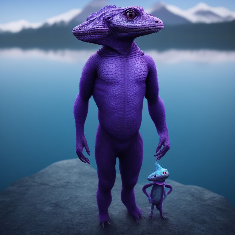 purple lizard