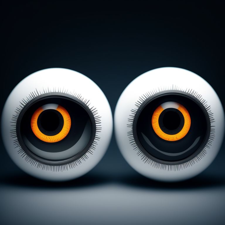 shauncrockett: a pair of large googly eyes on a white background looking  directly at the camera