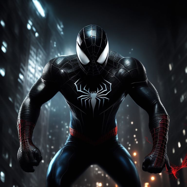 stale-cod412: spiderman looking badass with the venom suit