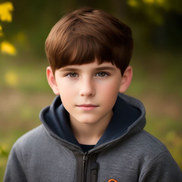 amazing-gnat177: a white 12-year-old male with auburn brown hair and ...
