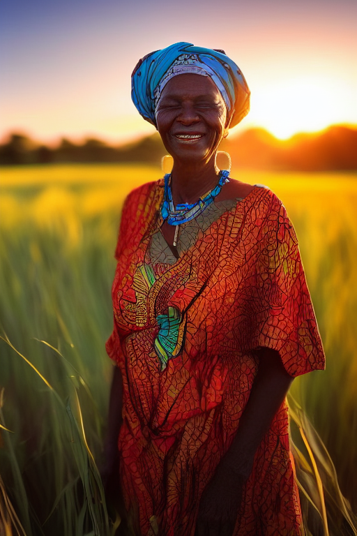 chief-koala295: imagine a beautiful African grandmother walking through ...