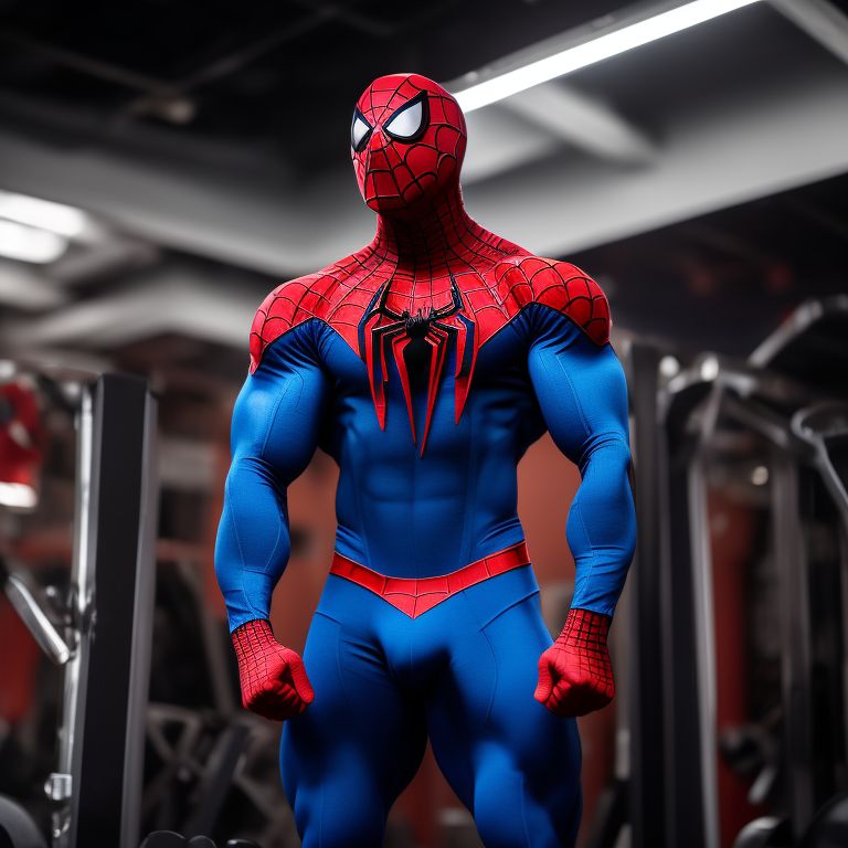 Spider Man Bodybuilder