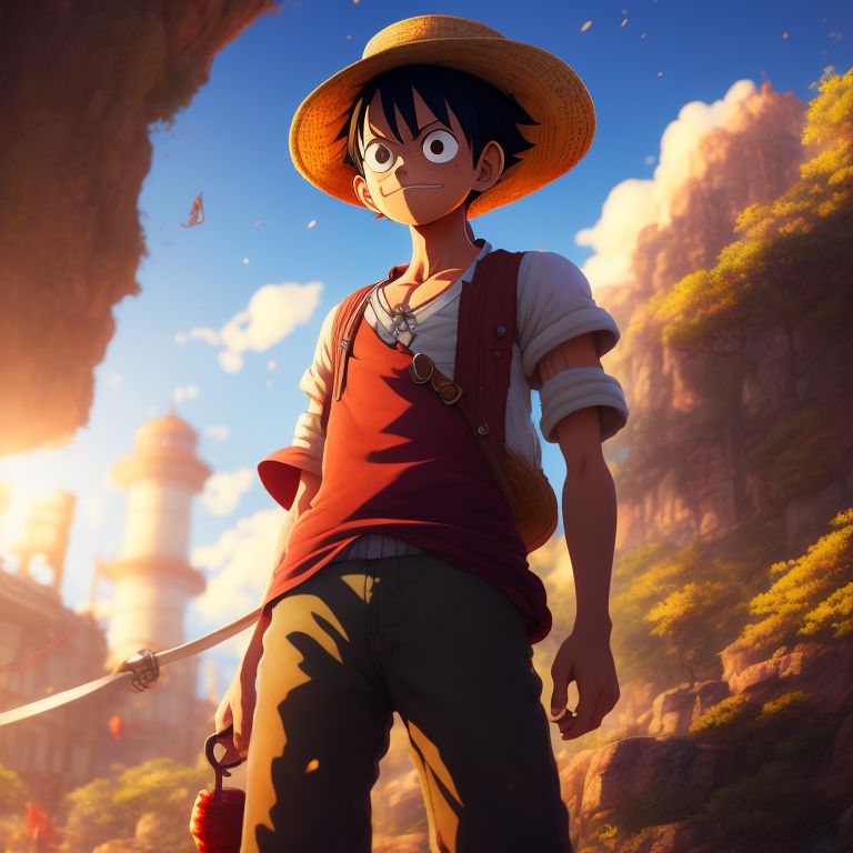 prompthunt: monkey d luffy 4k unreal engine high detailed